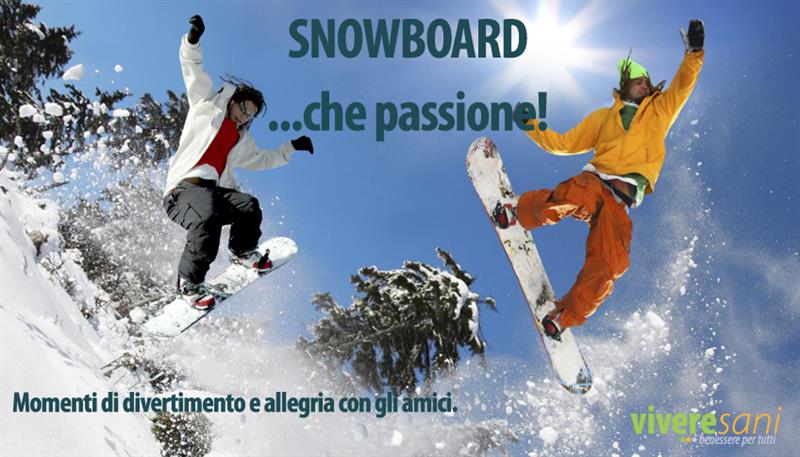 Acrobazie e divertimento con lo snowboard